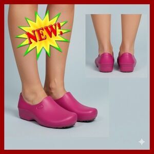 Sticky Shoes Clogs 5B Pink Womens Professional Work Nurse Doctor Non‎ Slip